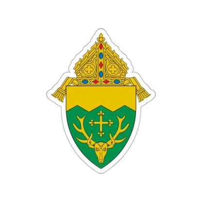 Diocese of Burlington - STICKER Vinyl Die-Cut Decal White Die-Cut 2 Inch - The Sticker Space