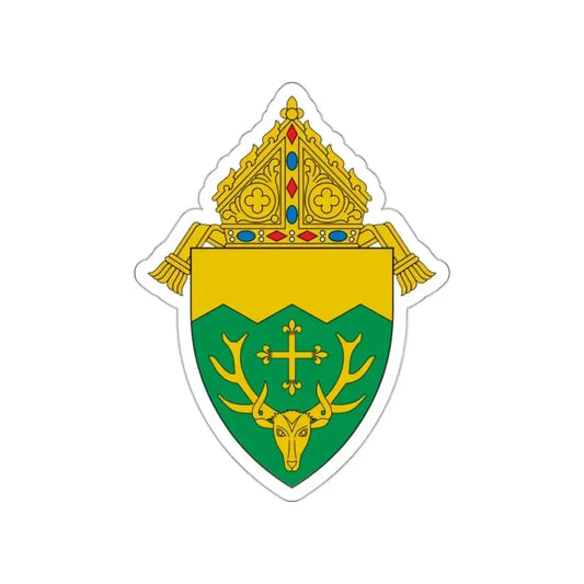 Diocese of Burlington - STICKER Vinyl Die-Cut Decal White Die-Cut 2 Inch - The Sticker Space