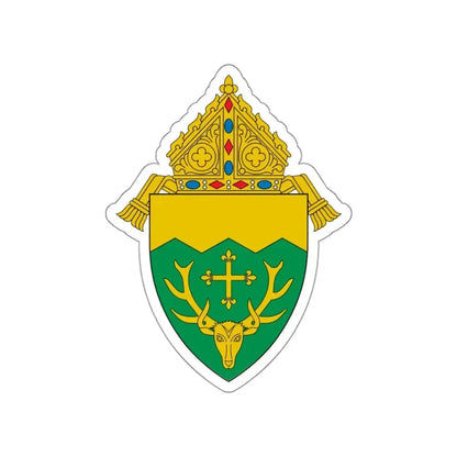 Diocese of Burlington - STICKER Vinyl Die-Cut Decal White Die-Cut 3 Inch - The Sticker Space