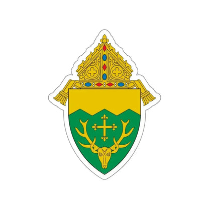 Diocese of Burlington - STICKER Vinyl Die-Cut Decal White Die-Cut 5 Inch - The Sticker Space