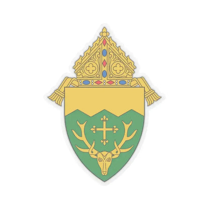 Diocese of Burlington - STICKER Vinyl Kiss-Cut Decal 2 Inch Transparent - The Sticker Space