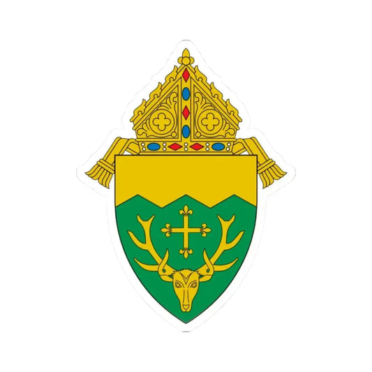 Diocese of Burlington - STICKER Vinyl Kiss-Cut Decal 2 Inch White - The Sticker Space