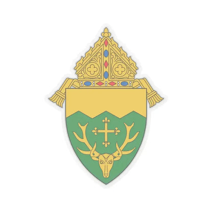 Diocese of Burlington - STICKER Vinyl Kiss-Cut Decal 3 Inch Transparent - The Sticker Space