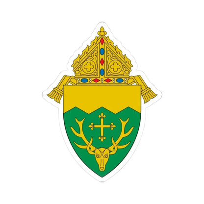 Diocese of Burlington - STICKER Vinyl Kiss-Cut Decal 3 Inch White - The Sticker Space