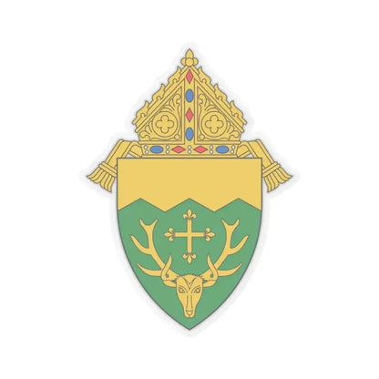 Diocese of Burlington - STICKER Vinyl Kiss-Cut Decal 4 Inch Transparent - The Sticker Space