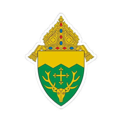 Diocese of Burlington - STICKER Vinyl Kiss-Cut Decal 4 Inch White - The Sticker Space