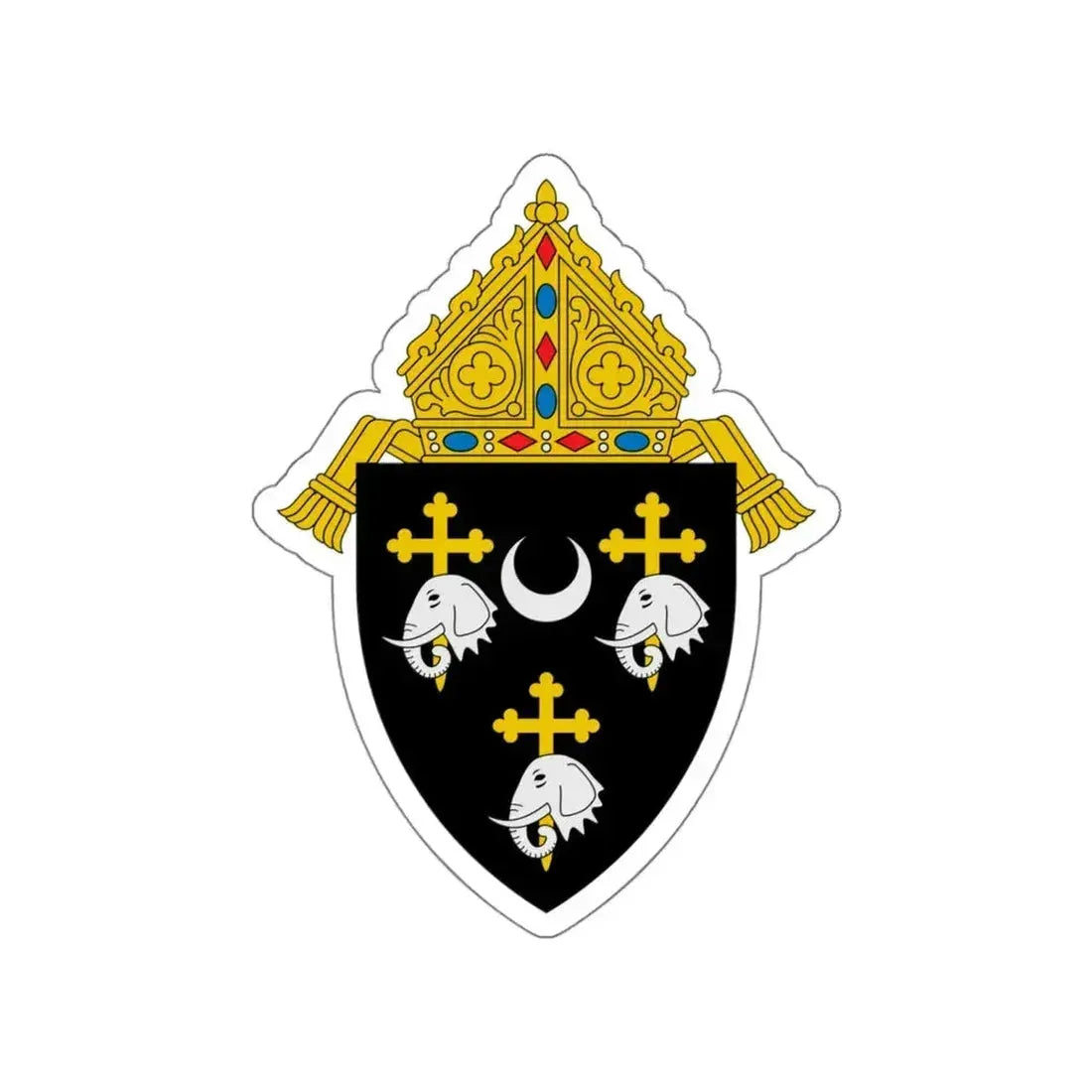 Diocese of Camden - STICKER Vinyl Die-Cut Decal White Die-Cut 6 Inch - The Sticker Space