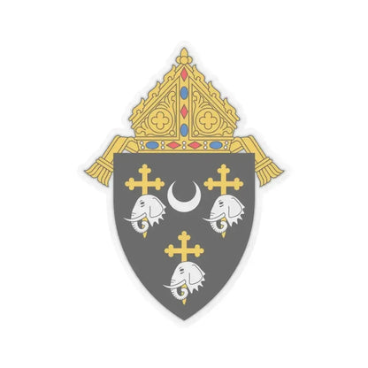 Diocese of Camden - STICKER Vinyl Kiss-Cut Decal 3 Inch Transparent - The Sticker Space