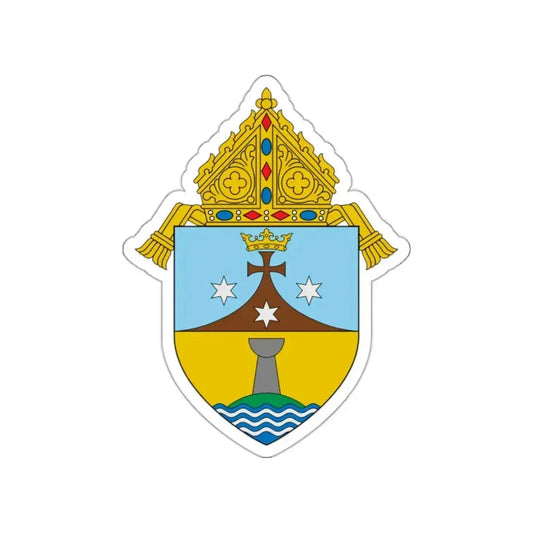Diocese of Chalan Kanoa - STICKER Vinyl Die-Cut Decal White Die-Cut 2 Inch - The Sticker Space