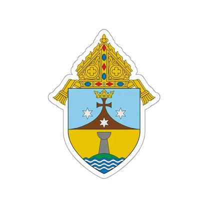 Diocese of Chalan Kanoa - STICKER Vinyl Die-Cut Decal White Die-Cut 3 Inch - The Sticker Space
