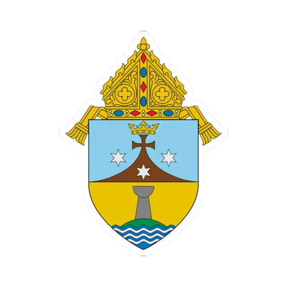 Diocese of Chalan Kanoa - STICKER Vinyl Kiss-Cut Decal 2 Inch White - The Sticker Space