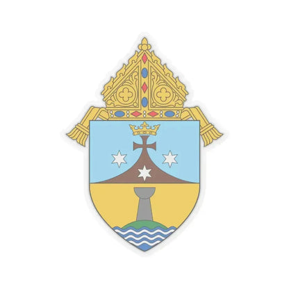 Diocese of Chalan Kanoa - STICKER Vinyl Kiss-Cut Decal 3 Inch Transparent - The Sticker Space