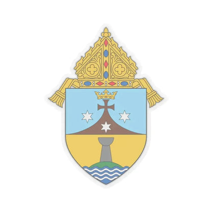 Diocese of Chalan Kanoa - STICKER Vinyl Kiss-Cut Decal 4 Inch Transparent - The Sticker Space