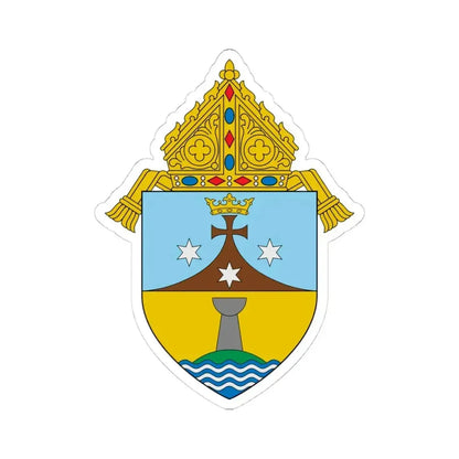 Diocese of Chalan Kanoa - STICKER Vinyl Kiss-Cut Decal 4 Inch White - The Sticker Space