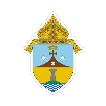 Diocese of Chalan Kanoa - STICKER Vinyl Kiss-Cut Decal 6 Inch White - The Sticker Space