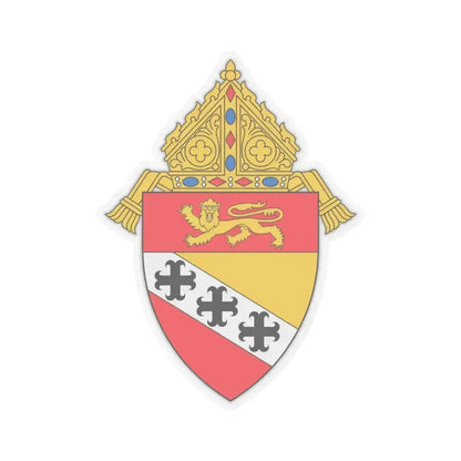Diocese of Charleston - STICKER Vinyl Kiss-Cut Decal 4 Inch Transparent - The Sticker Space