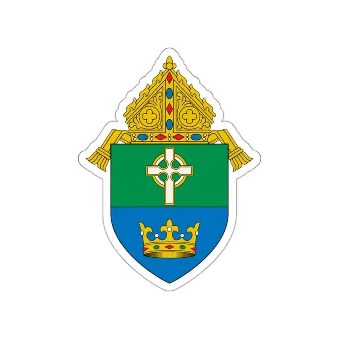 Diocese of Charlotte - STICKER Vinyl Die-Cut Decal - The Sticker Space