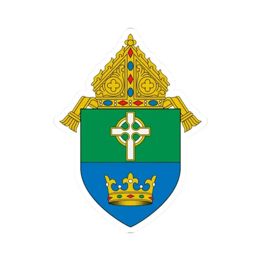 Diocese of Charlotte - STICKER Vinyl Kiss-Cut Decal 2 Inch White - The Sticker Space