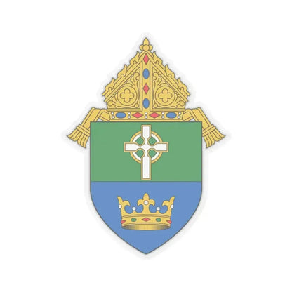 Diocese of Charlotte - STICKER Vinyl Kiss-Cut Decal 6 Inch Transparent - The Sticker Space