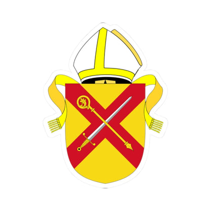 Diocese of Chelmsford arms (England) (Coat of Arms) STICKER Vinyl Kiss-Cut Decal 2 Inch White - The Sticker Space