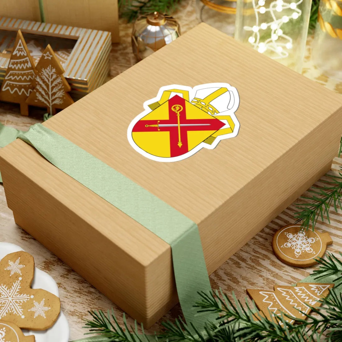 Diocese of Chemlsford arms (England) (Coat of Arms) STICKER Vinyl Kiss-Cut Decal - The Sticker Space