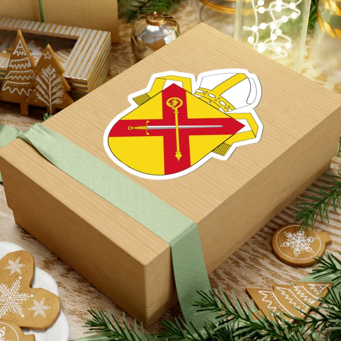 Diocese of Chemlsford arms (England) (Coat of Arms) STICKER Vinyl Kiss-Cut Decal - The Sticker Space