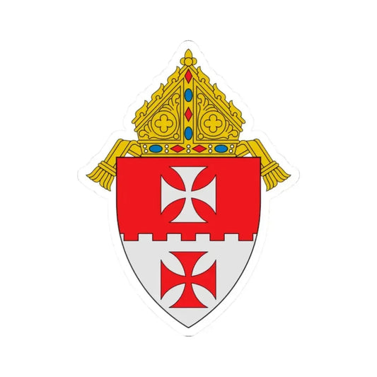 Diocese of Cheyenne - STICKER Vinyl Kiss-Cut Decal 2 Inch White - The Sticker Space