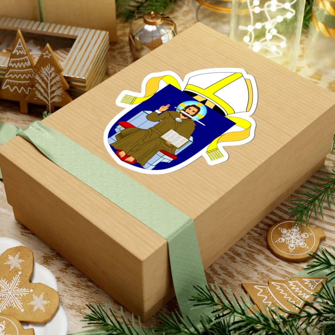 Diocese of Chichester arms (England) (Coat of Arms) STICKER Vinyl Kiss-Cut Decal - The Sticker Space