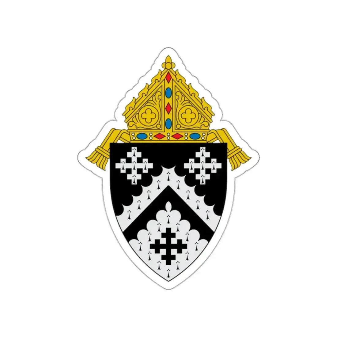 Diocese of Cleveland - STICKER Vinyl Die-Cut Decal - The Sticker Space