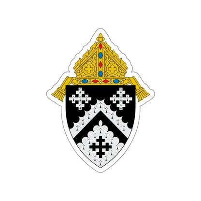 Diocese of Cleveland - STICKER Vinyl Die-Cut Decal White Die-Cut 6 Inch - The Sticker Space