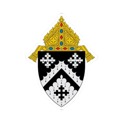 Diocese of Cleveland - STICKER Vinyl Kiss-Cut Decal 2 Inch White - The Sticker Space