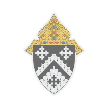 Diocese of Cleveland - STICKER Vinyl Kiss-Cut Decal 4 Inch Transparent - The Sticker Space