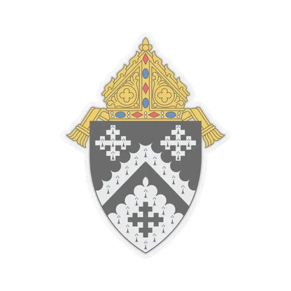 Diocese of Cleveland - STICKER Vinyl Kiss-Cut Decal 6 Inch Transparent - The Sticker Space