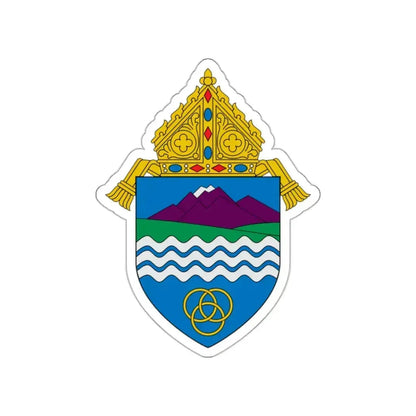 Diocese of Colorado Springs - STICKER Vinyl Die-Cut Decal White Die-Cut 2 Inch - The Sticker Space