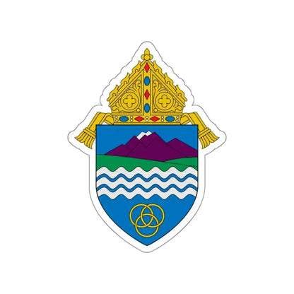 Diocese of Colorado Springs - STICKER Vinyl Die-Cut Decal White Die-Cut 3 Inch - The Sticker Space
