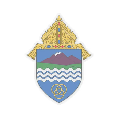 Diocese of Colorado Springs - STICKER Vinyl Kiss-Cut Decal 4 Inch Transparent - The Sticker Space