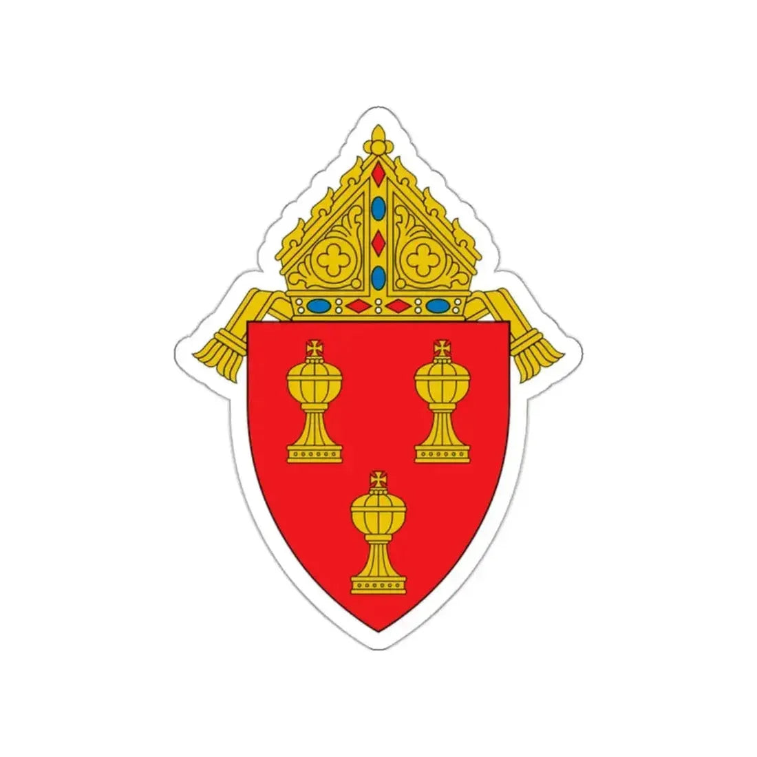 Diocese of Corpus Christi - STICKER Vinyl Die-Cut Decal - The Sticker Space