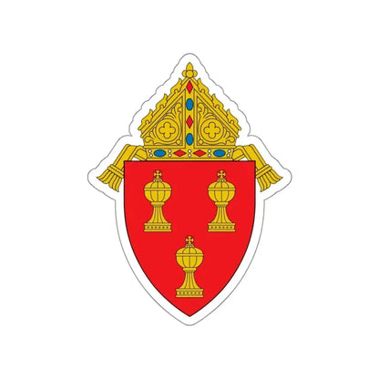 Diocese of Corpus Christi - STICKER Vinyl Die-Cut Decal White Die-Cut 3 Inch - The Sticker Space