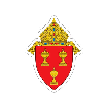 Diocese of Corpus Christi - STICKER Vinyl Die-Cut Decal White Die-Cut 6 Inch - The Sticker Space