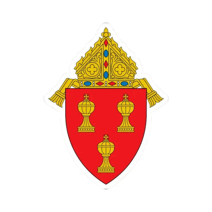Diocese of Corpus Christi - STICKER Vinyl Kiss-Cut Decal 2 Inch White - The Sticker Space