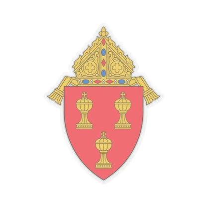 Diocese of Corpus Christi - STICKER Vinyl Kiss-Cut Decal 3 Inch Transparent - The Sticker Space