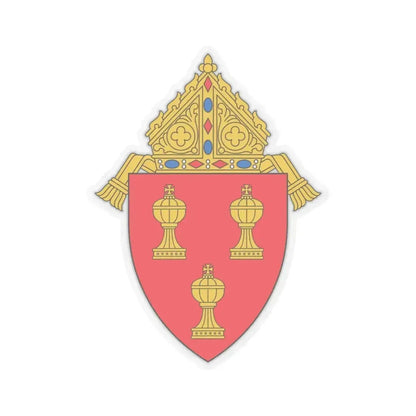 Diocese of Corpus Christi - STICKER Vinyl Kiss-Cut Decal 4 Inch Transparent - The Sticker Space