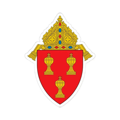 Diocese of Corpus Christi - STICKER Vinyl Kiss-Cut Decal 4 Inch White - The Sticker Space