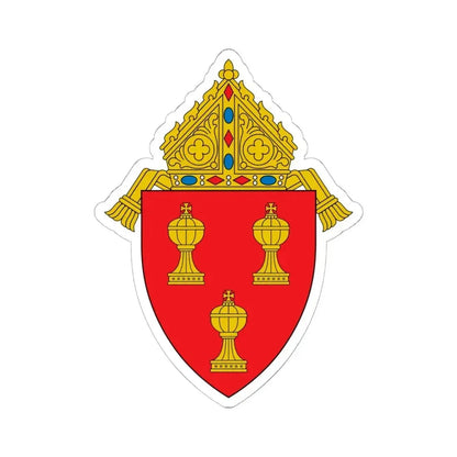 Diocese of Corpus Christi - STICKER Vinyl Kiss-Cut Decal 6 Inch White - The Sticker Space