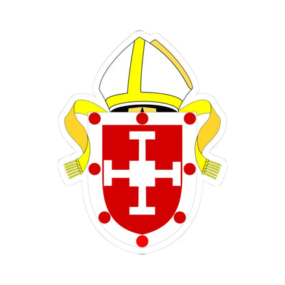 Diocese of Coventry arms (England) (Coat of Arms) STICKER Vinyl Kiss-Cut Decal 3 Inch White - The Sticker Space