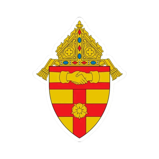 Diocese of Covington 1915-1960 - STICKER Vinyl Kiss-Cut Decal 2 Inch White - The Sticker Space