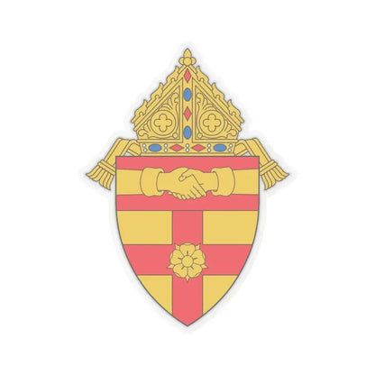 Diocese of Covington 1915-1960 - STICKER Vinyl Kiss-Cut Decal 4 Inch Transparent - The Sticker Space