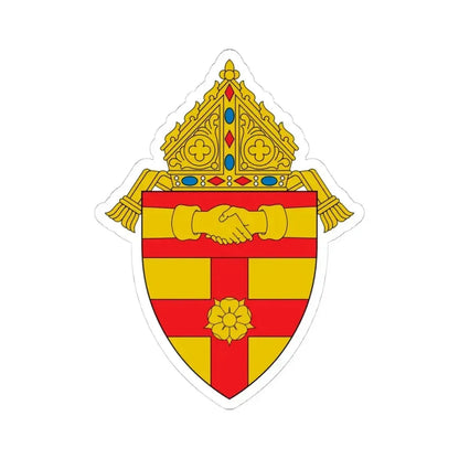 Diocese of Covington 1915-1960 - STICKER Vinyl Kiss-Cut Decal 4 Inch White - The Sticker Space