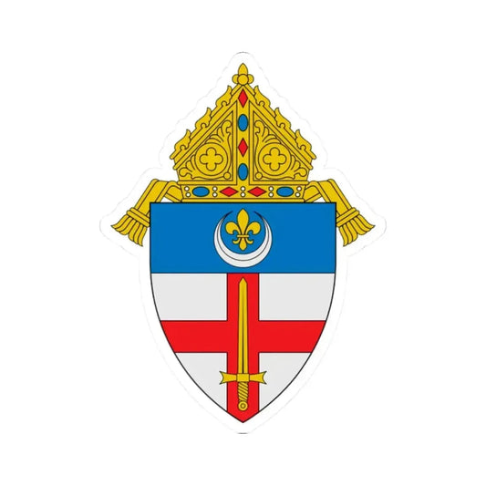 Diocese of Covington - STICKER Vinyl Kiss-Cut Decal 2 Inch White - The Sticker Space