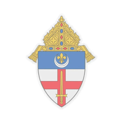 Diocese of Covington - STICKER Vinyl Kiss-Cut Decal 3 Inch Transparent - The Sticker Space